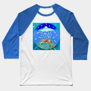 Bloom the Earth, Bee Happy Baseball T-Shirt